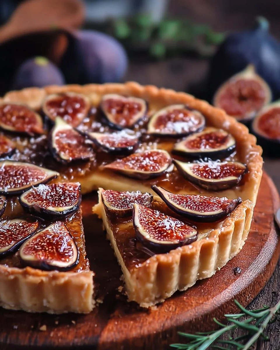 Recette de tarte aux figues toute simple avec des figues fraîches et une pâte croustillante.